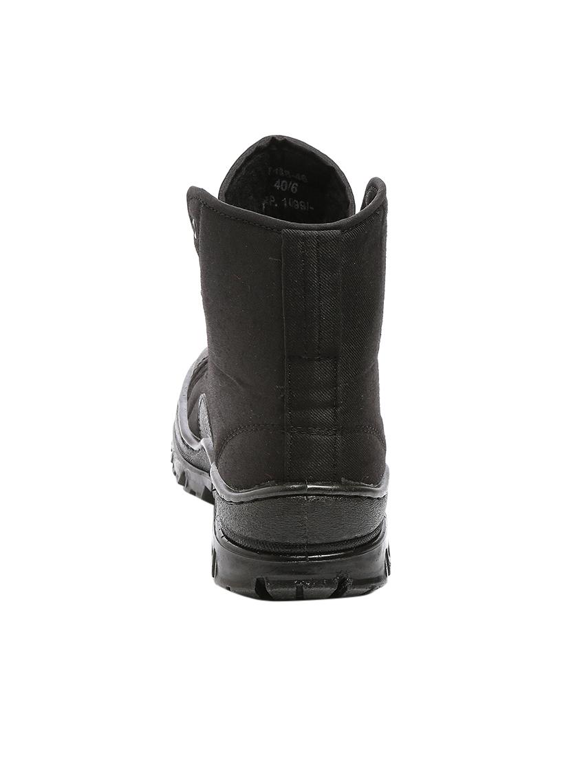 black canvas high ankle boots - 16077530 - Zoom Image - 3