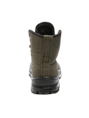 green canvas high ankle boots - 16077531 - Standard Image - 3