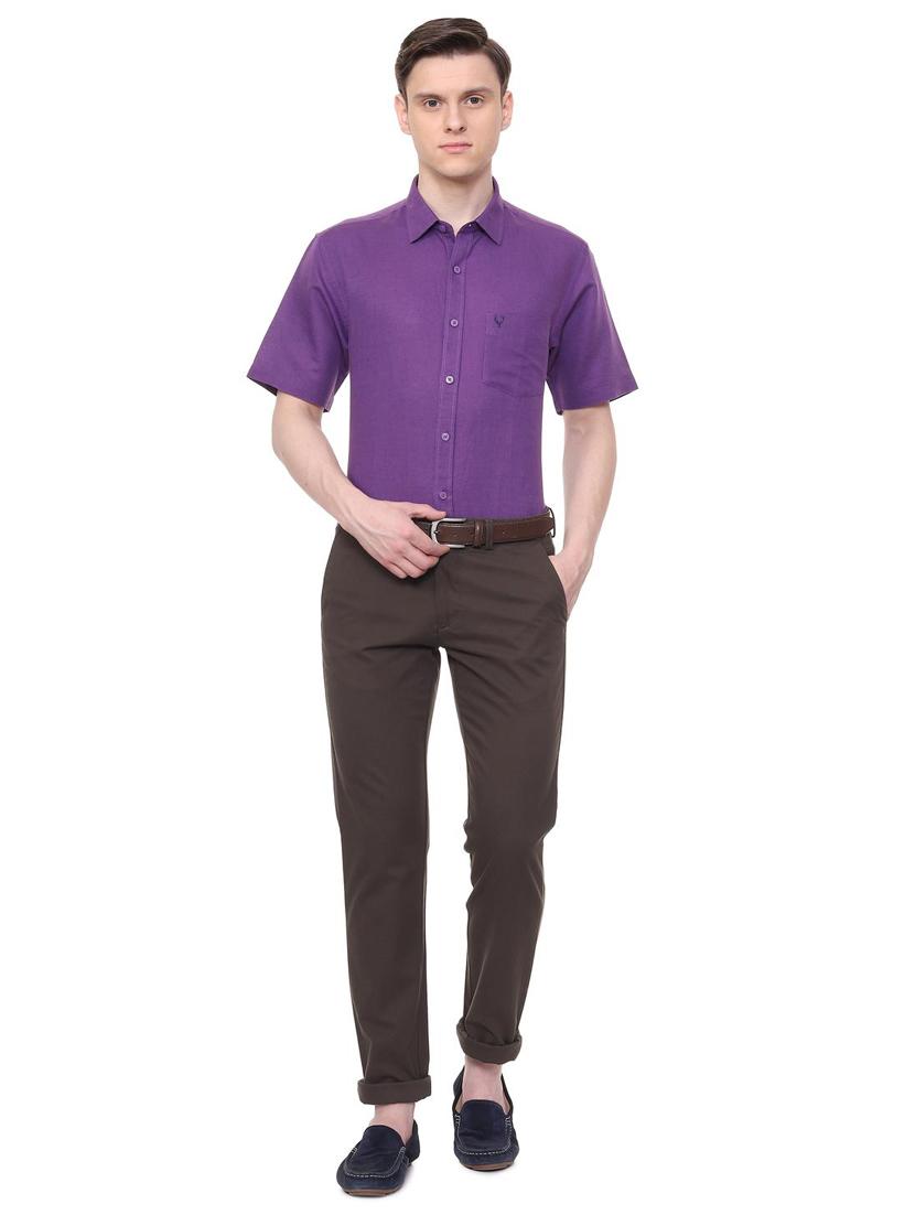 brown cotton chinos - 16078401 - Zoom Image - 3