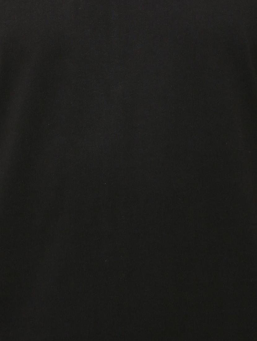 black solid t-shirt - 16078648 - Zoom Image - 3