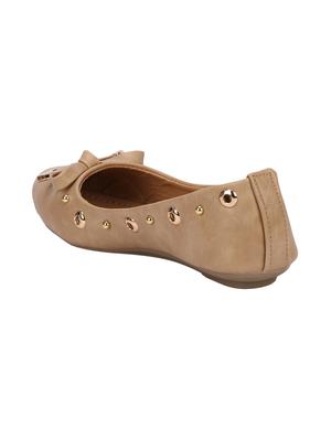 beige slip on ballerinas - 16079550 - Standard Image - 3