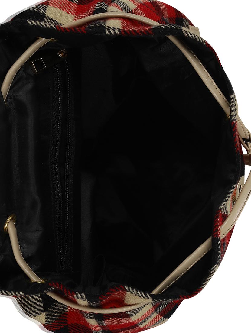 red leatherette (pu) regular backpack - 16080573 - Zoom Image - 3