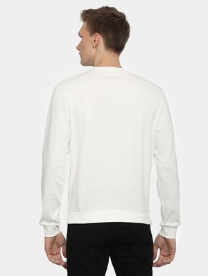 white chest print sweatshirt - 16082172 - Standard Image - 3