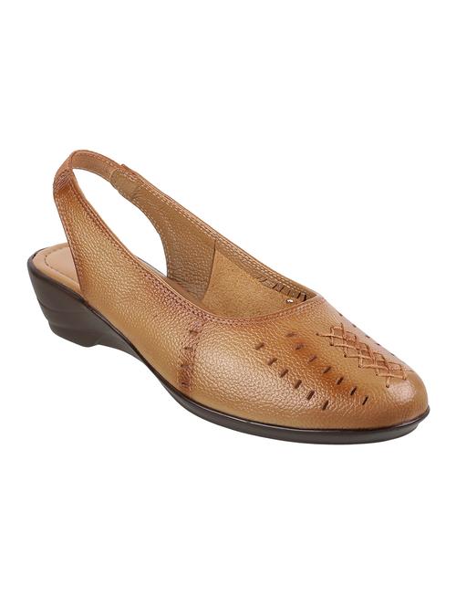 beige back strap sandals - 16082756 - Standard Image - 1