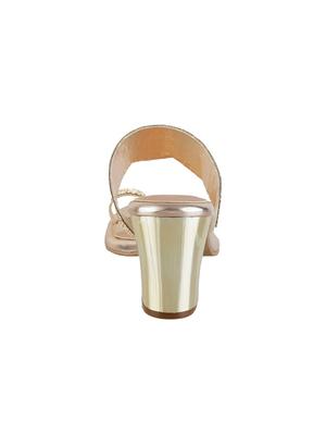 gold one toe sandals - 16084260 - Standard Image - 3