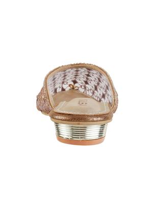 gold slip on mules - 16084289 - Standard Image - 3