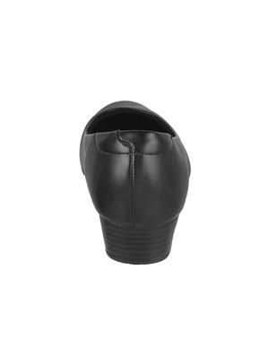 black slip on pumps - 16084589 - Standard Image - 3