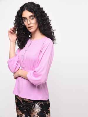button detail gathered top - 16087389 - Standard Image - 3