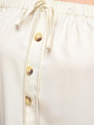 button detail off shoulder top - 16087399 - Standard Image - 6
