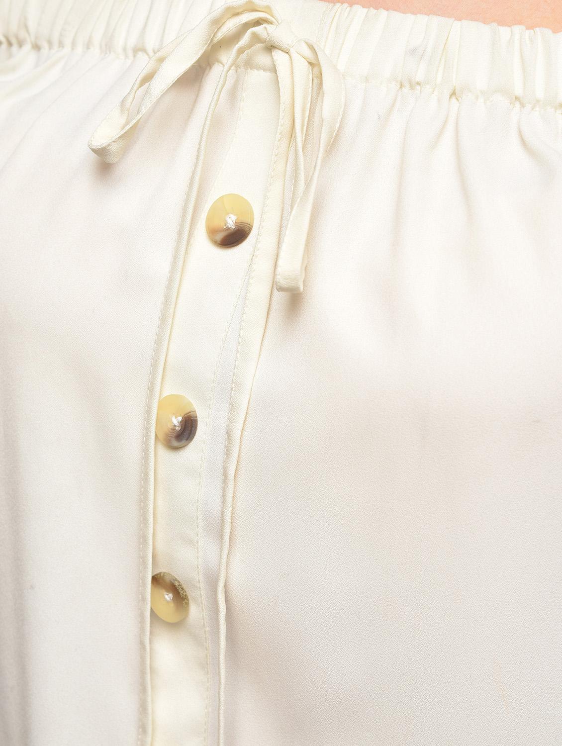button detail off shoulder top - 16087399 - Zoom Image - 6