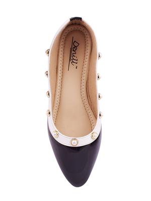 purple slip on ballerinas - 16088960 - Standard Image - 3