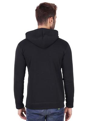 black fleece sweatshirt - 16090997 - Standard Image - 3