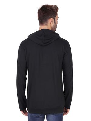 black fleece sweatshirt - 16090998 - Standard Image - 3