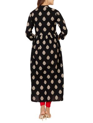 Printed Flared kurta - 16091951 - Standard Image - 3