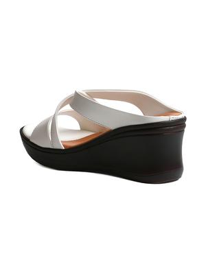 white platforms wedges - 16092451 - Standard Image - 3