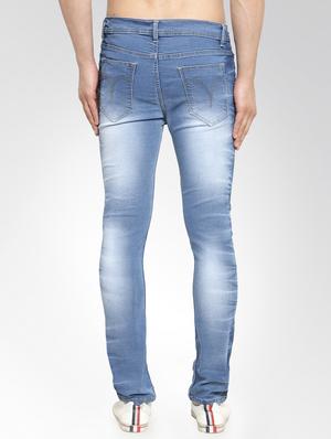 blue denim heavy washed jeans - 16092544 - Standard Image - 3