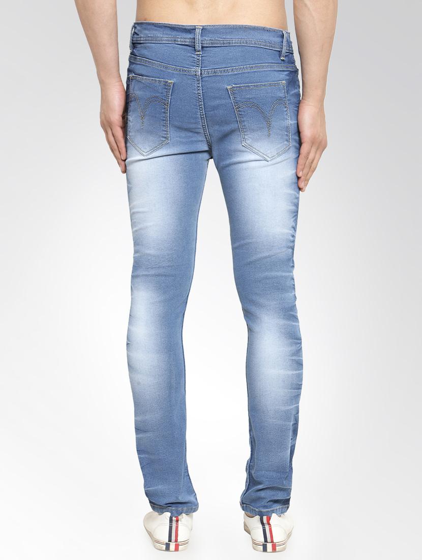 blue denim heavy washed jeans - 16092544 - Zoom Image - 3