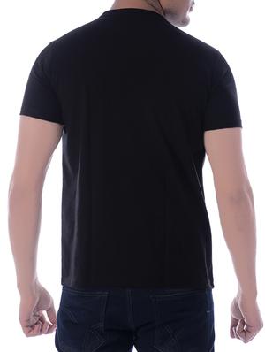 black solid t-shirt - 16094234 - Standard Image - 3