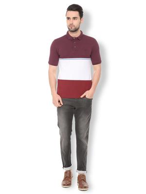 multicolor color block tshirt - 16095232 - Standard Image - 3