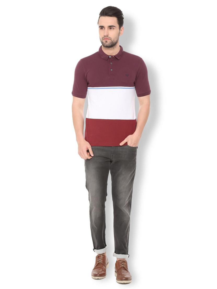 multicolor color block tshirt - 16095232 - Zoom Image - 3
