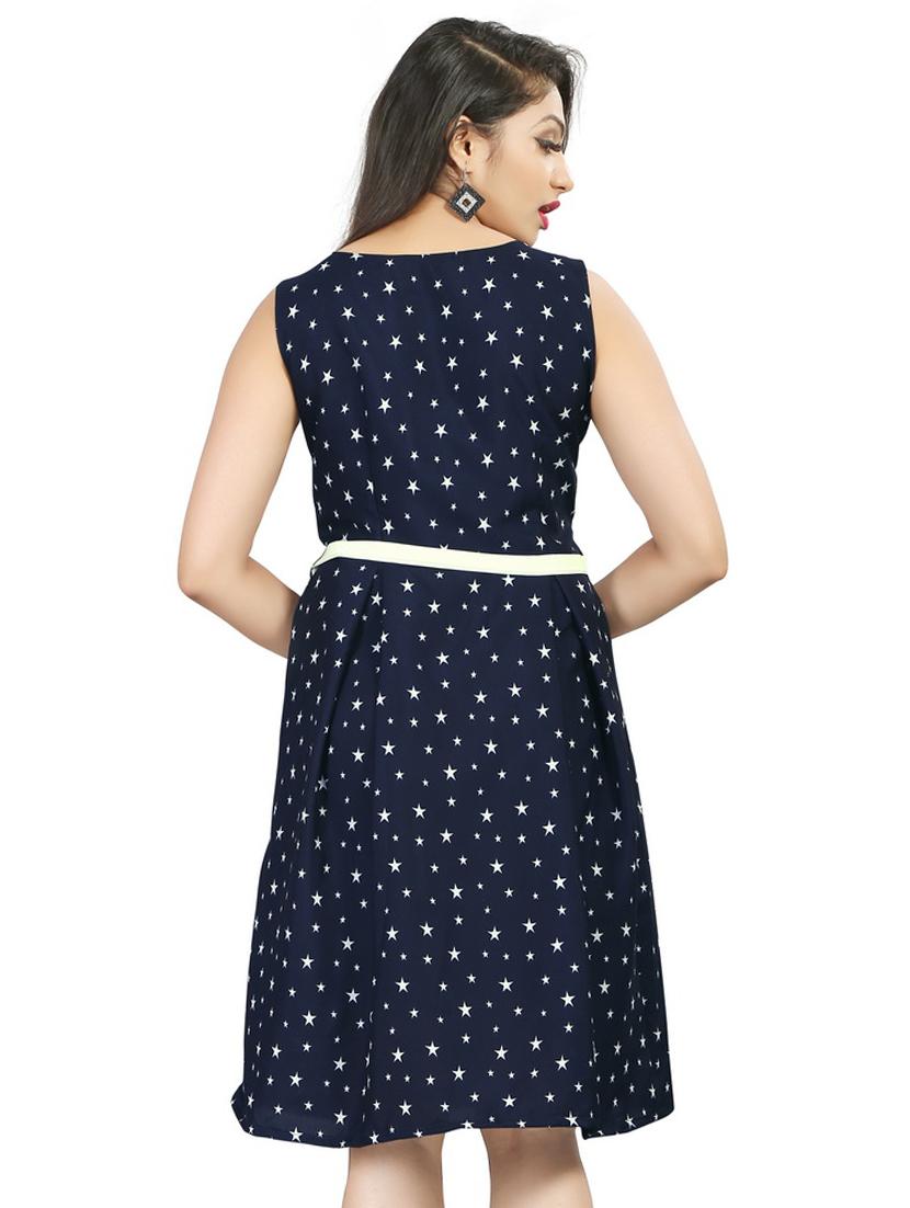tie knot front a-line dress - 16095305 - Zoom Image - 3