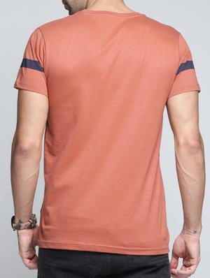 brown striped t-shirt - 16096105 - Standard Image - 3