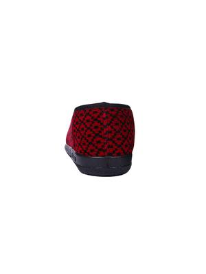 red slip on casual shoes - 16096248 - Standard Image - 3