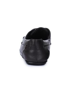 brown leatherette lace up shoes - 16096809 - Standard Image - 3