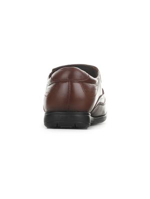 tan patent leather slip on loafers - 16096922 - Standard Image - 3