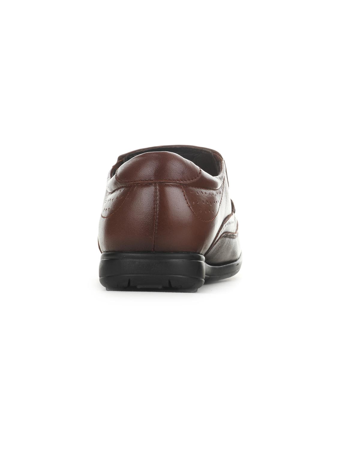 tan patent leather slip on loafers - 16096922 - Zoom Image - 3