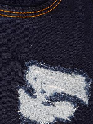 dark blue denim ripped jeans - 16097827 - Standard Image - 3