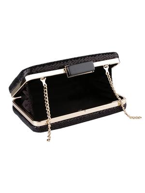 black metal box clutch - 16097909 - Standard Image - 3