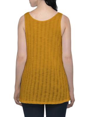 sleeveless striped top - 16098806 - Standard Image - 3