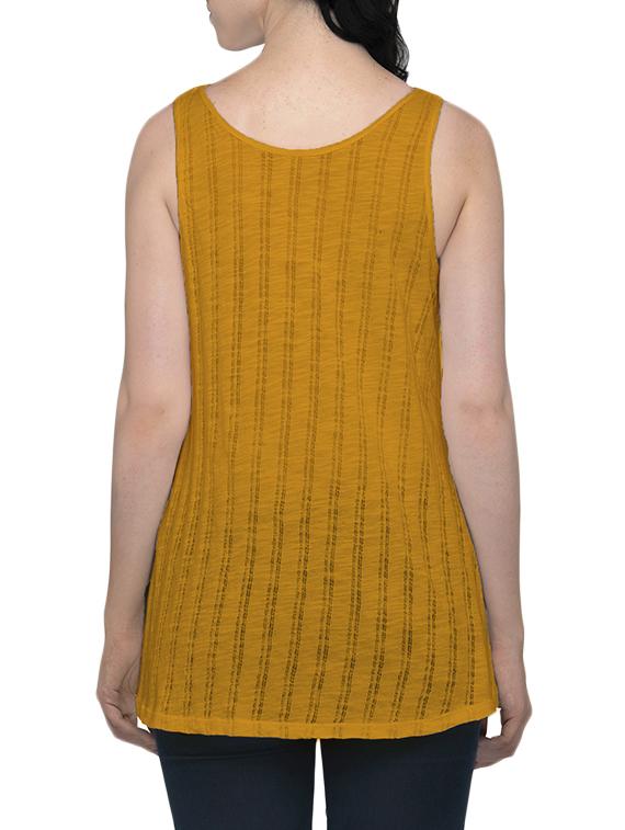 sleeveless striped top - 16098806 - Zoom Image - 3