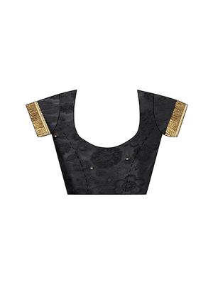 lace border embellished saree with blouse - 16099755 - Standard Image - 3