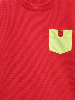 red cotton tshirt - 16099861 - Standard Image - 3