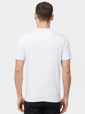 white typographic chest print t-shirt - 16099997 - Standard Image - 3