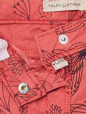 pink cotton shorts - 16100121 - Standard Image - 3