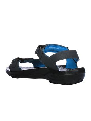 grey leatherette back strap floaters - 16104015 - Standard Image - 3