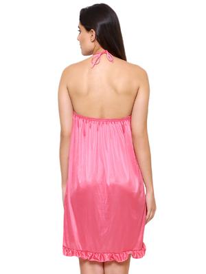 halter neck nightwear set - 16104424 - Standard Image - 3