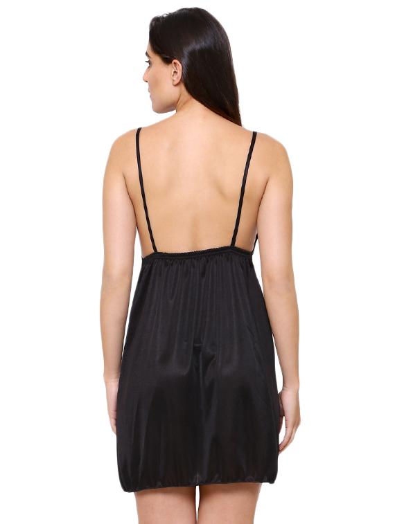 lace detail nightwear set - 16104438 - Zoom Image - 3