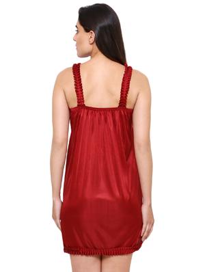 lace detail nightwear set - 16104442 - Standard Image - 3