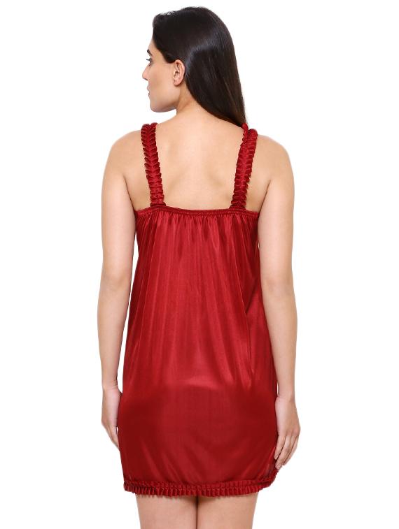 lace detail nightwear set - 16104442 - Zoom Image - 3