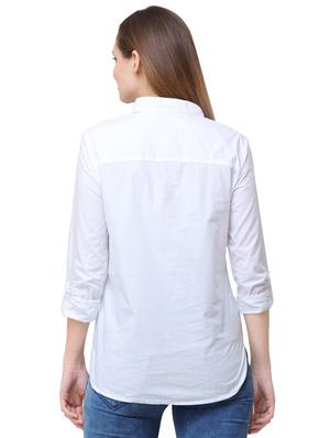 pocket patch pearl embellished shirt - 16104489 - Standard Image - 3