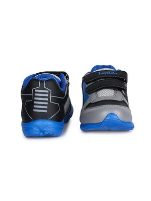 blue leatherette sports shoe - 16105157 - Standard Image - 3