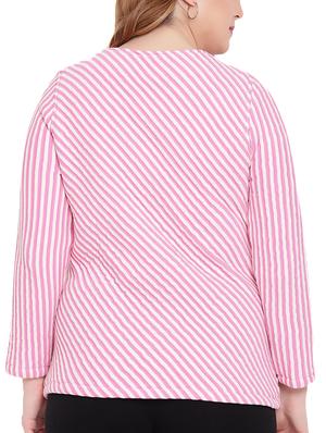 piped edge striped plus jacket - 16105504 - Standard Image - 3
