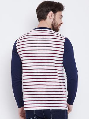 white striped pocket t-shirt - 16105863 - Standard Image - 3