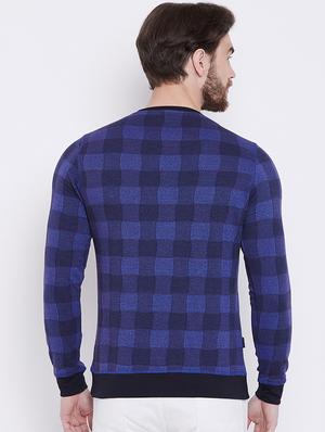 blue checkered pocket t-shirt - 16105887 - Standard Image - 3