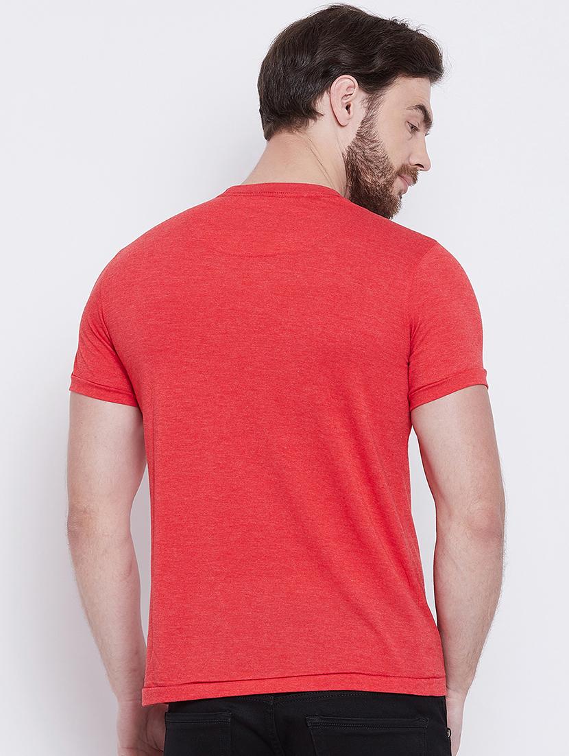 red front print t-shirt - 16105903 - Zoom Image - 3