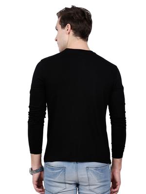 black typographic front print t-shirt - 16106175 - Standard Image - 3